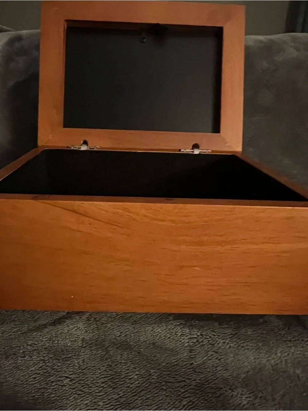 Hallmark Keepsake  Storage Box with photo Frame Top